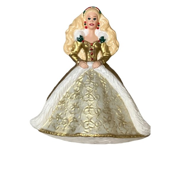 Mattel Hallmark Christmas Holiday Barbie Pin Brooch 1996 - Picture 3 of 13